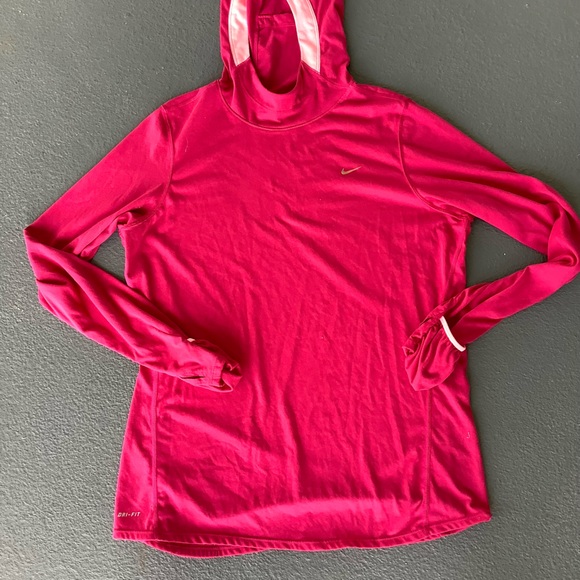 Ladies Nike‎ hooded running pullover. XL - Picture 1 of 9